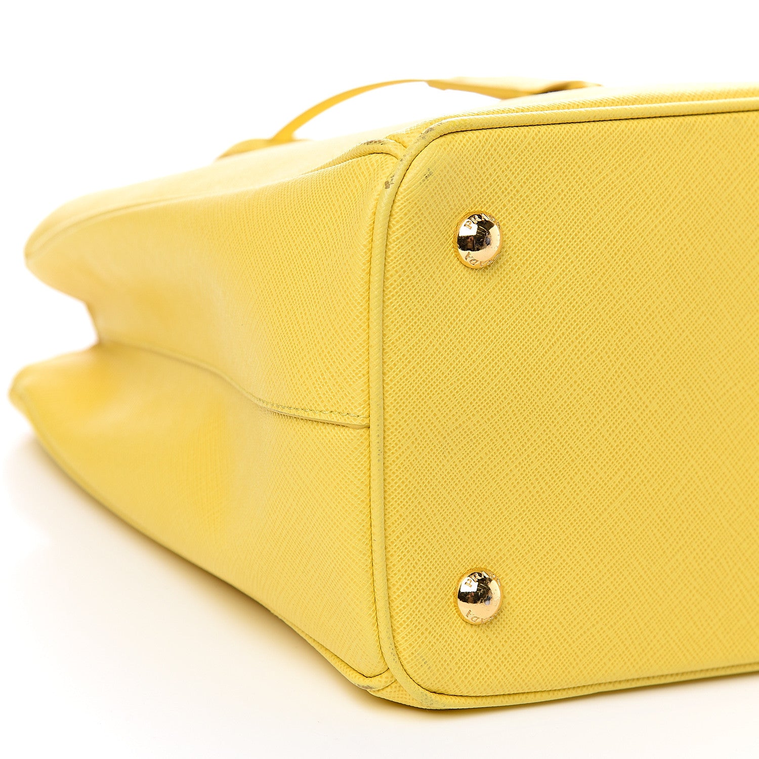 Prada Saffiano Lux Medium Tote Girasole 8 of 15