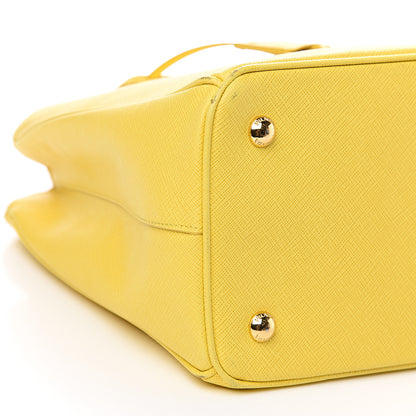 Prada Saffiano Lux Medium Tote Girasole 8 of 15