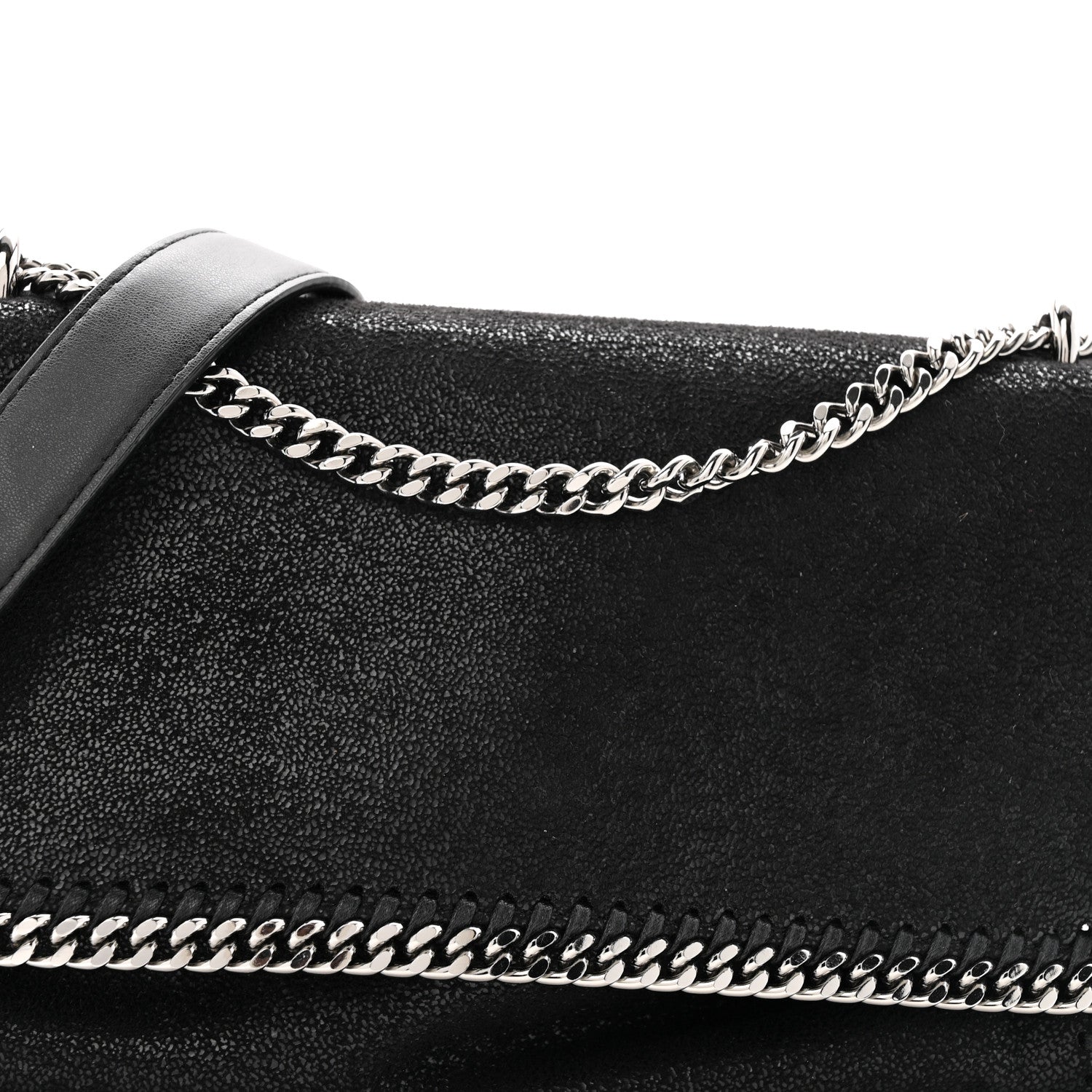 Stella McCartney Shaggy Deer Falabella Messenger Black 8 of 11