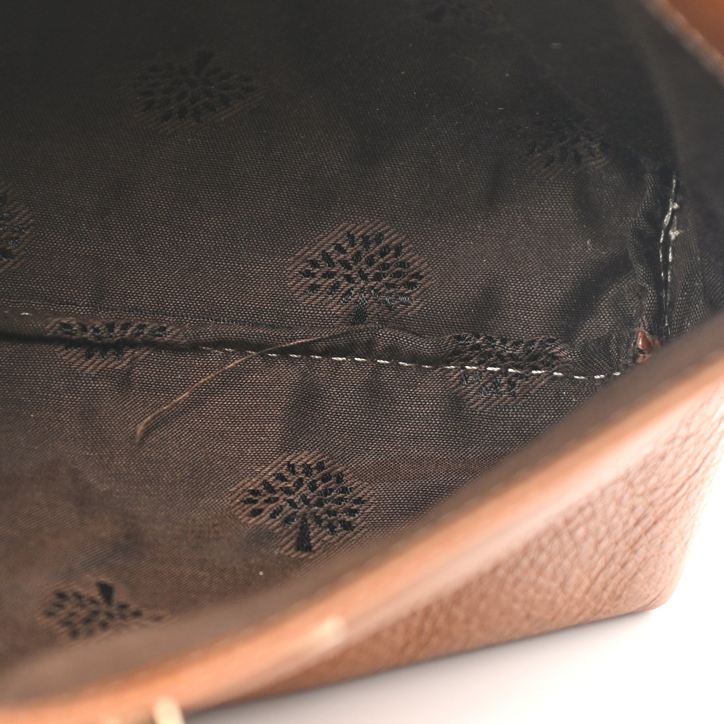 Natural Vegetable Tanned Locked Cosmetic Pouch Oak