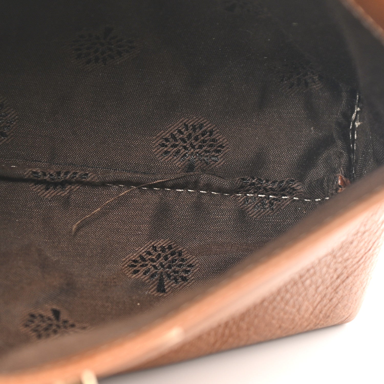 Mulberry Natural Vegetable Tanned Locked Cosmetic Pouch Oak 9 of 11