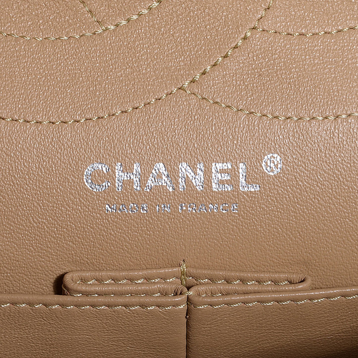 Aged Calfskin 2.55 Reissue 227 Flap Light Gold
