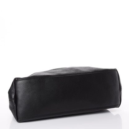 Gucci Pebbled Calfskin Medium Soho Chain Shoulder Bag Black 3 of 11