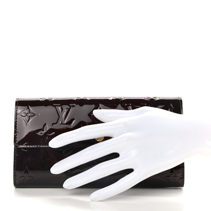 Louis Vuitton Vernis Sarah Wallet Amarante 2 of 8