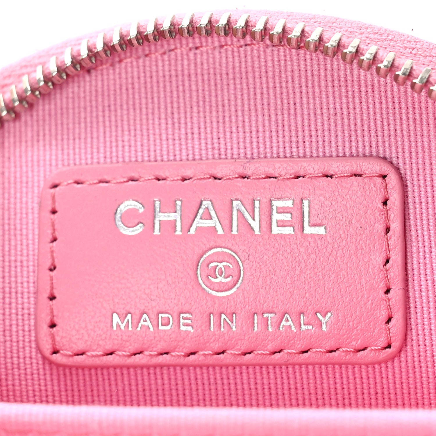 Chanel Caviar Quilted Boy Zipped Coin Purse Light Pink 6 of 10