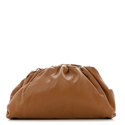Bottega Veneta Smooth Butter Calf The Pouch Oversized Clutch Teak 1 of 11