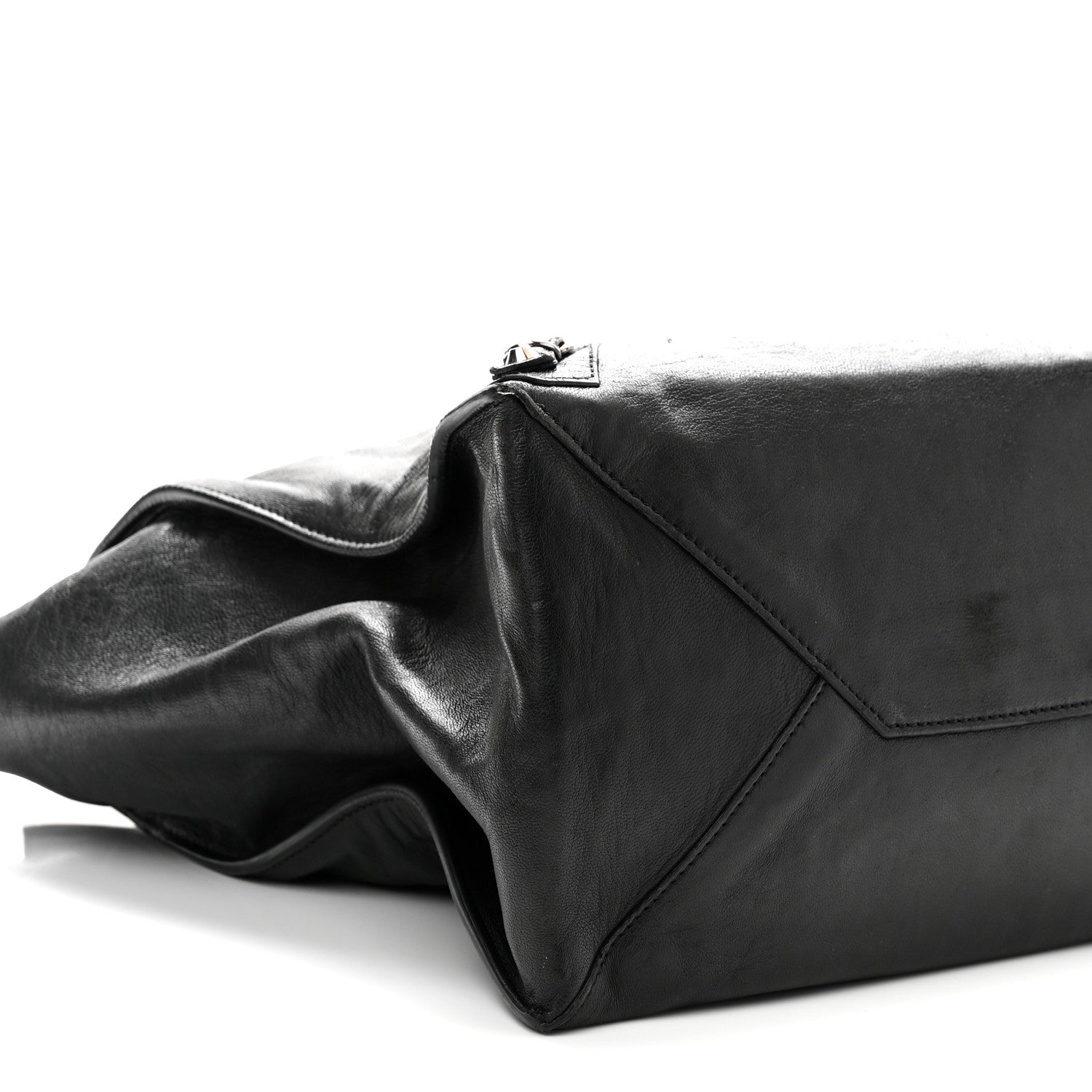 Balenciaga Supple Calfskin Papier A4 Zip Around Tote Black 10 of 14