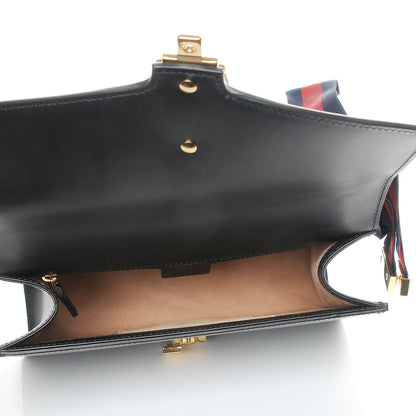 Gucci Calfskin Small Sylvie Shoulder Bag Black 5 of 7