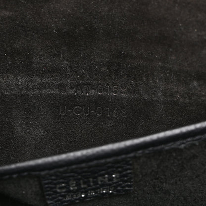 Celine Drummed Calfskin Nano Luggage Black 7 of 10