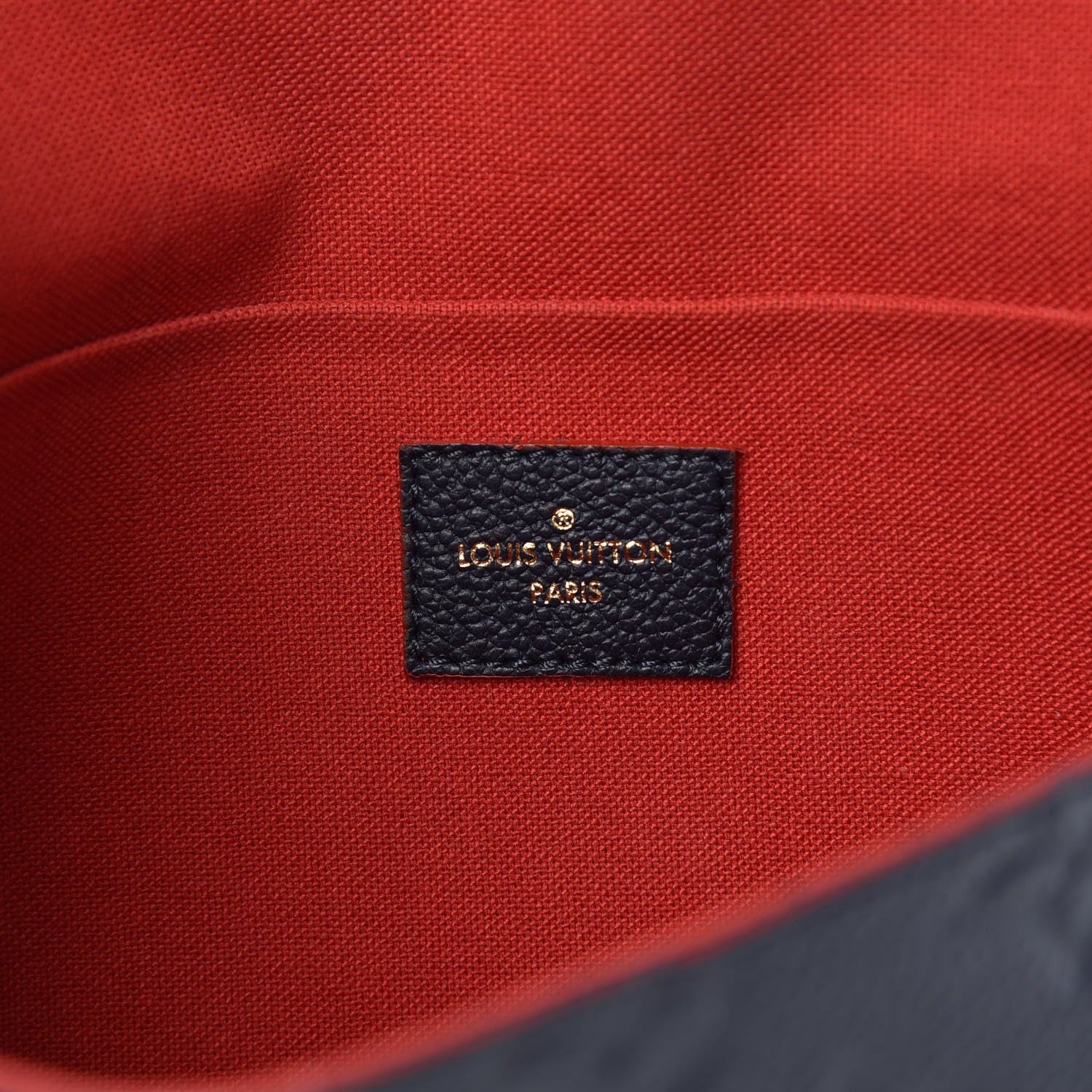 Louis Vuitton Empreinte Pochette Felicie Chain Wallet Marine Rouge 7 of 11