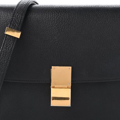 Celine Goatskin Medium Classic Box Flap Bag Black 10 of 11