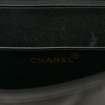 Chanel Lambskin Quilted Briefcase Laptop Bag Black 6 of 11