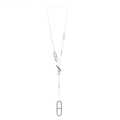 Hermes Sterling Silver Ever Chaine d'Ancre Long Lariat Necklace 2 of 4