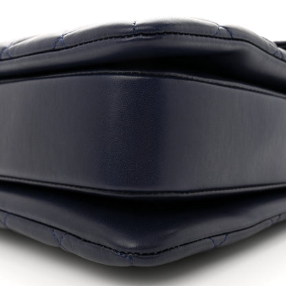 Chanel Lambskin Quilted Large Trendy CC Flap Dual Handle Bag Navy Blue 11 of 11