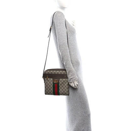 Gucci GG Supreme Monogram Web Small Ophidia Messenger Bag Brown 2 of 9