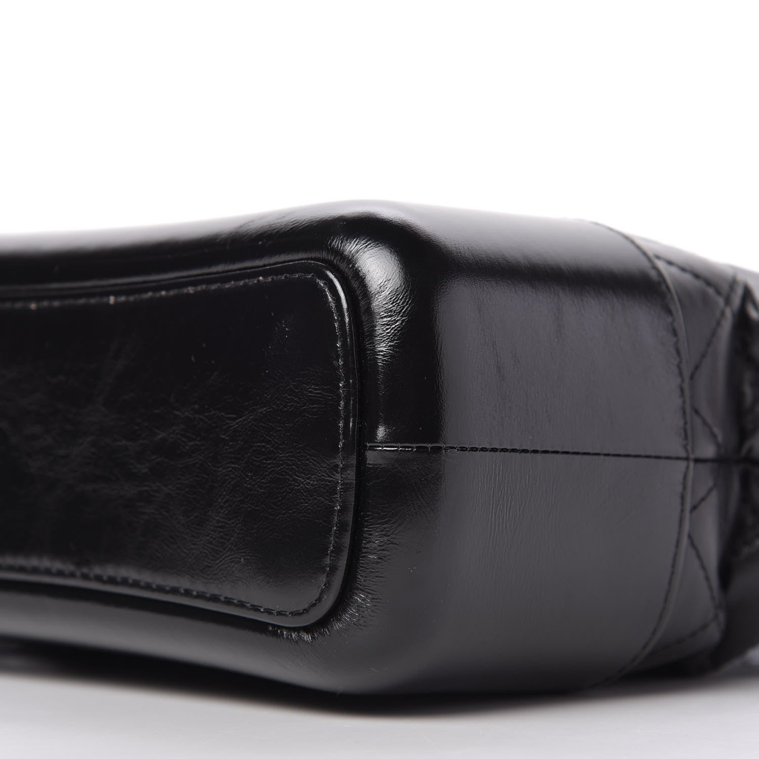 Chanel Aged Calfskin Quilted Medium Gabrielle Hobo Black 7 of 10