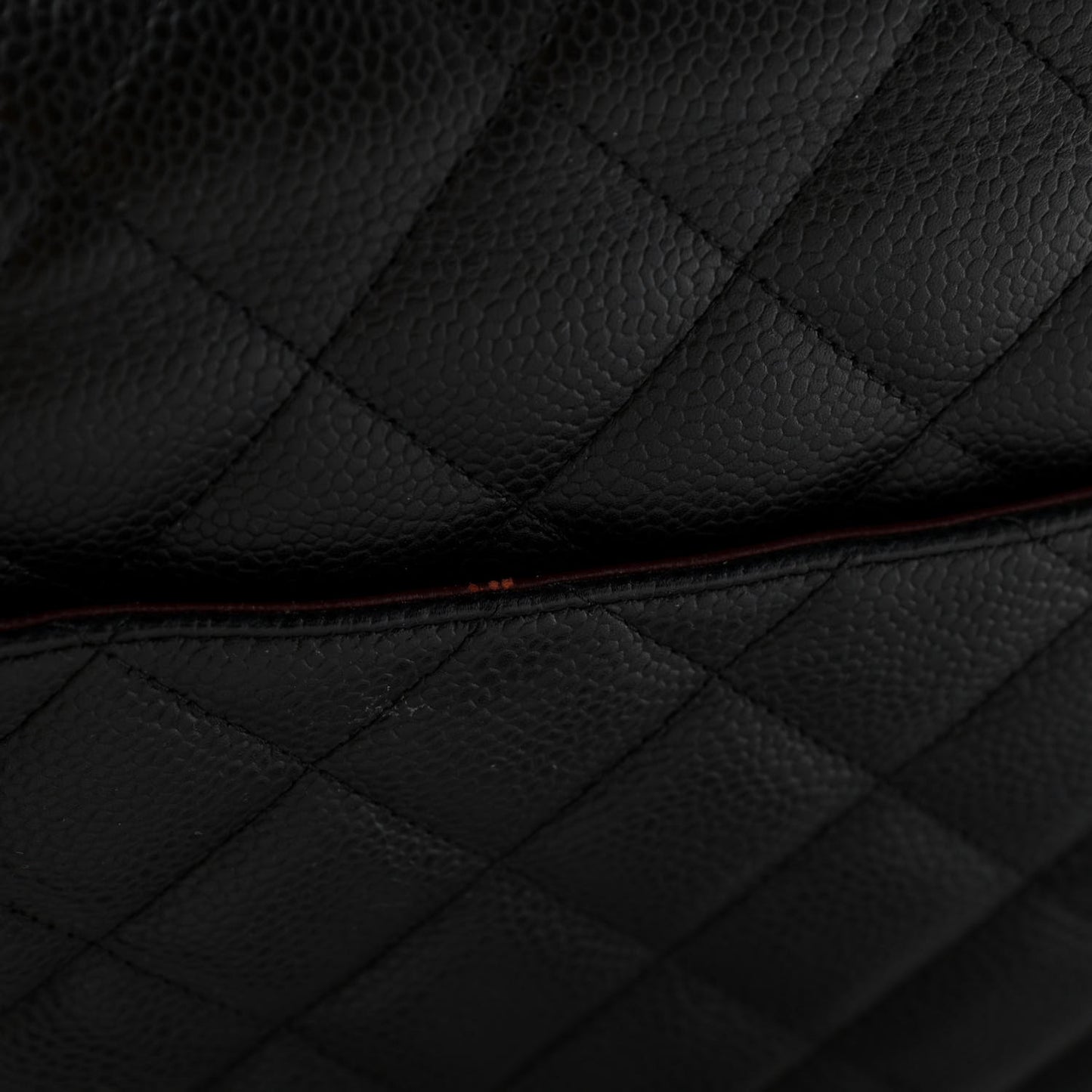 Caviar Quilted Maxi Double Flap Black