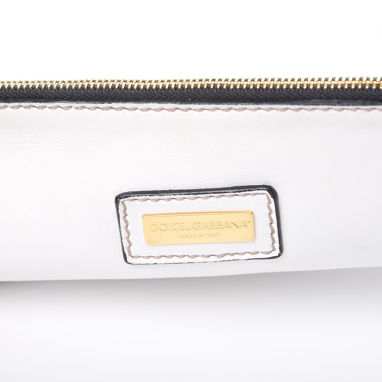 Dolce & Gabbana Calf Hair Leopard Print Lace Large Miss Sicily Satchel White 21 of 23