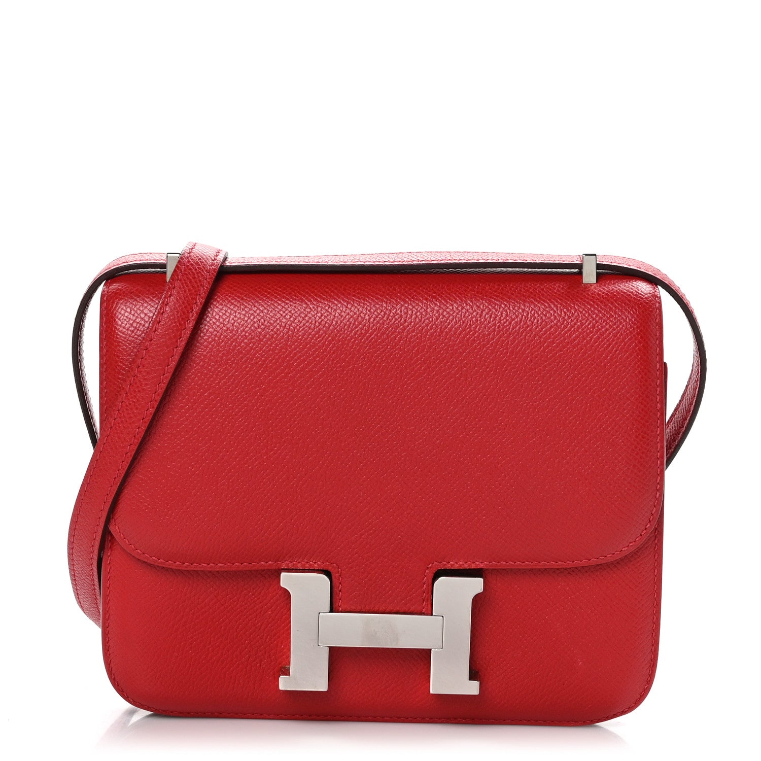 Hermes Epsom Constance 18 Rouge Casaque 1 of 10