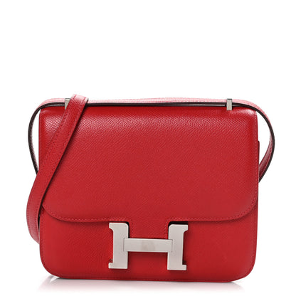 Hermes Epsom Constance 18 Rouge Casaque 1 of 10