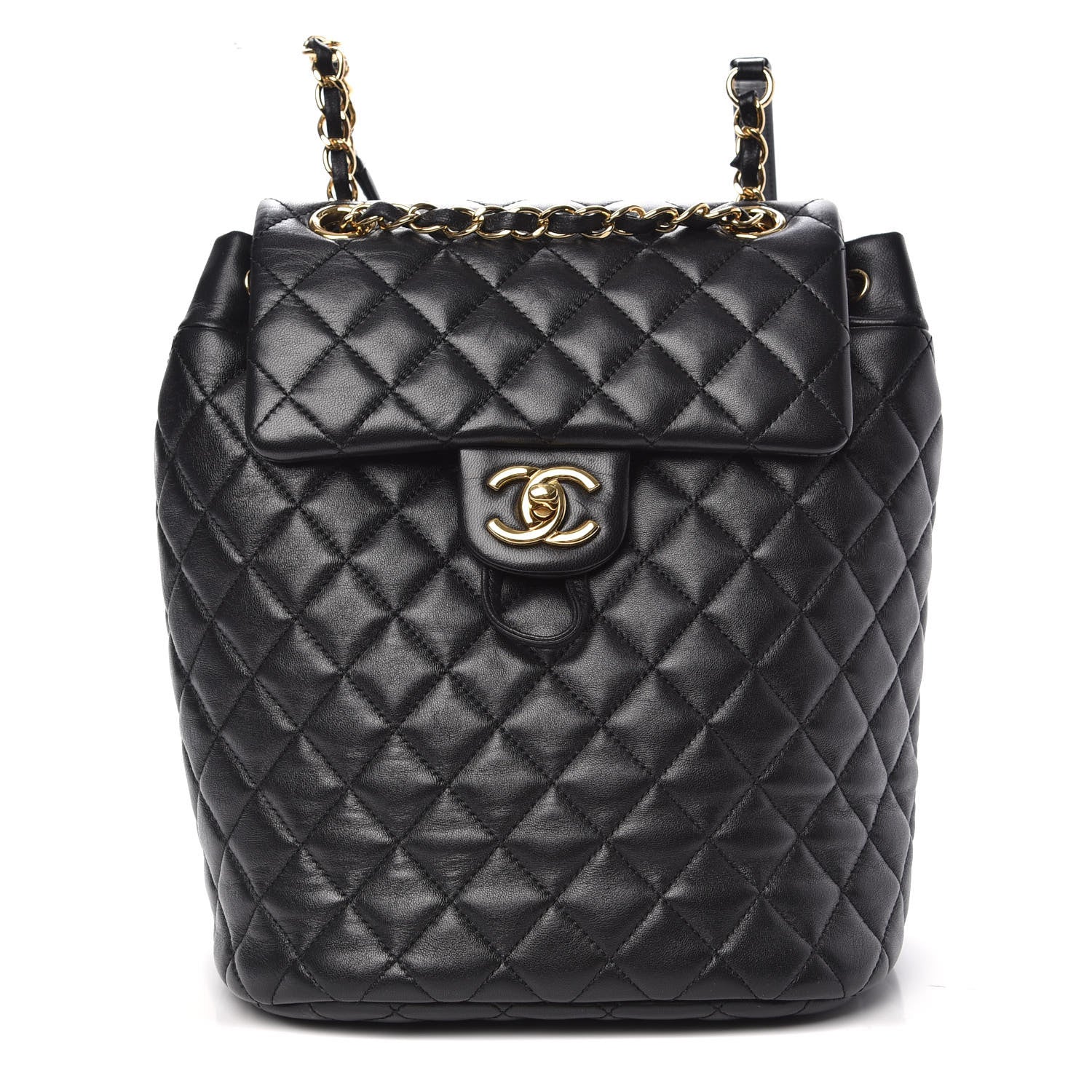 Chanel Lambskin Quilted Small Urban Spirit Backpack Black 1 of 10