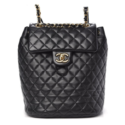 Chanel Lambskin Quilted Small Urban Spirit Backpack Black 1 of 10
