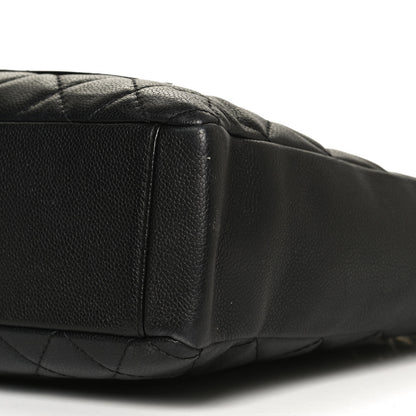 Chanel Caviar Quilted Petit Shopping Tote PST Black 9 of 9