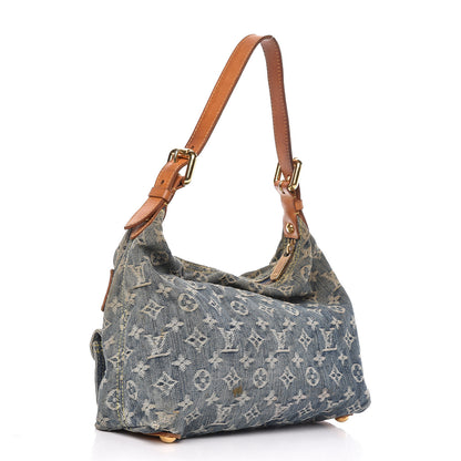 Louis Vuitton Monogram Denim Baggy PM Blue 3 of 15