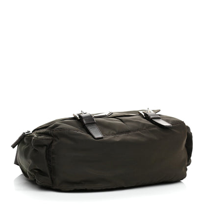 Prada Tessuto Nylon Saffiano Messenger Bag Mimetico 3 of 12