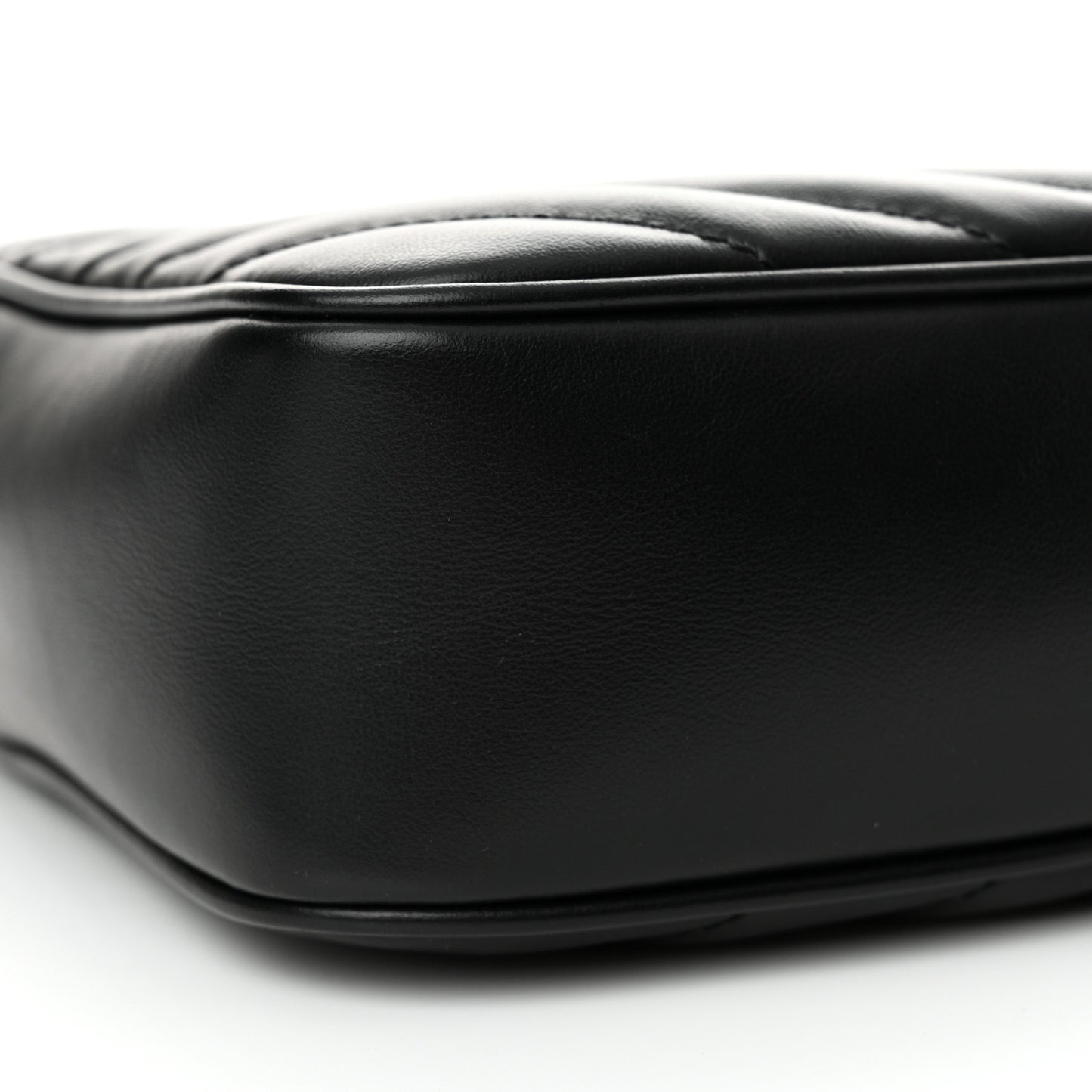 Calfskin Matelasse Monogram Lou Camera Bag Black