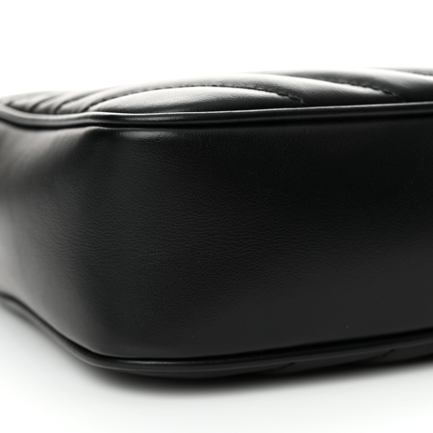 Saint Laurent Calfskin Matelasse Monogram Lou Camera Bag Black 9 of 14