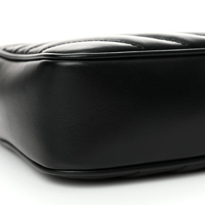 Saint Laurent Calfskin Matelasse Monogram Lou Camera Bag Black 9 of 14