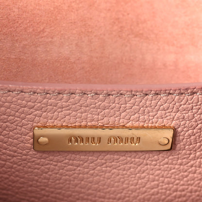 Miu Miu Shearling Goatskin Shoulder Bag Orchidea 6 of 11