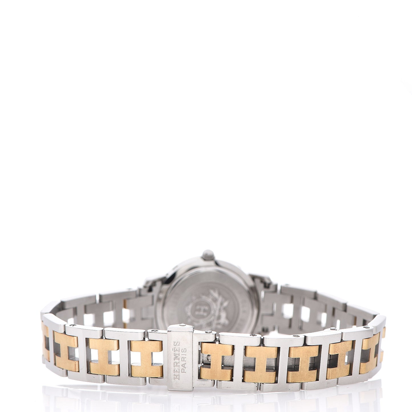 Stainless Steel 24mm Clipper Quartz Watch Gold