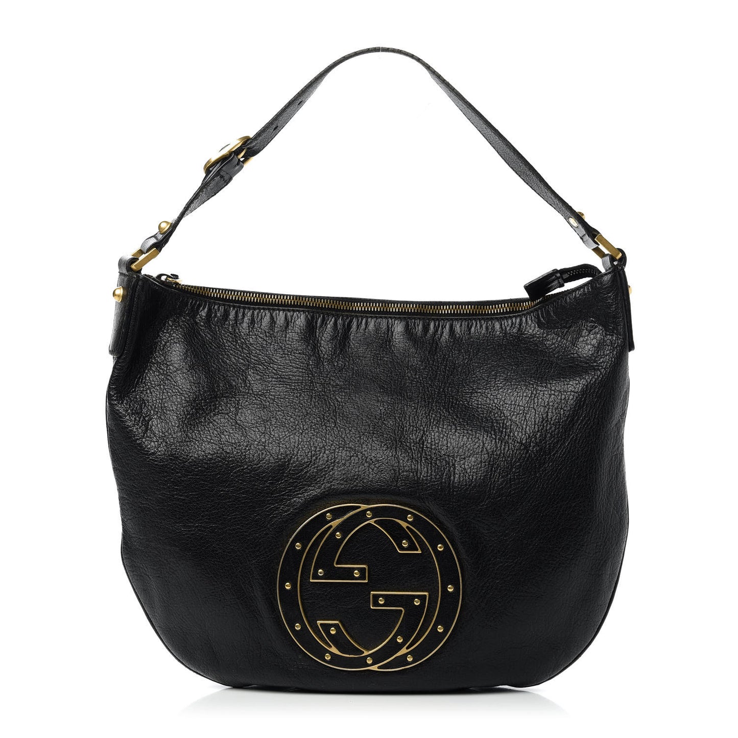 Calfskin Small Blondie Hobo Black