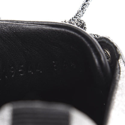 Gucci Glitter Fabric Studded Web Womens Sneakers 36.5 Silver 8 of 9