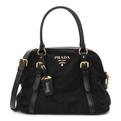 Prada Tessuto Nylon Saffiano Tote Black 1 of 11
