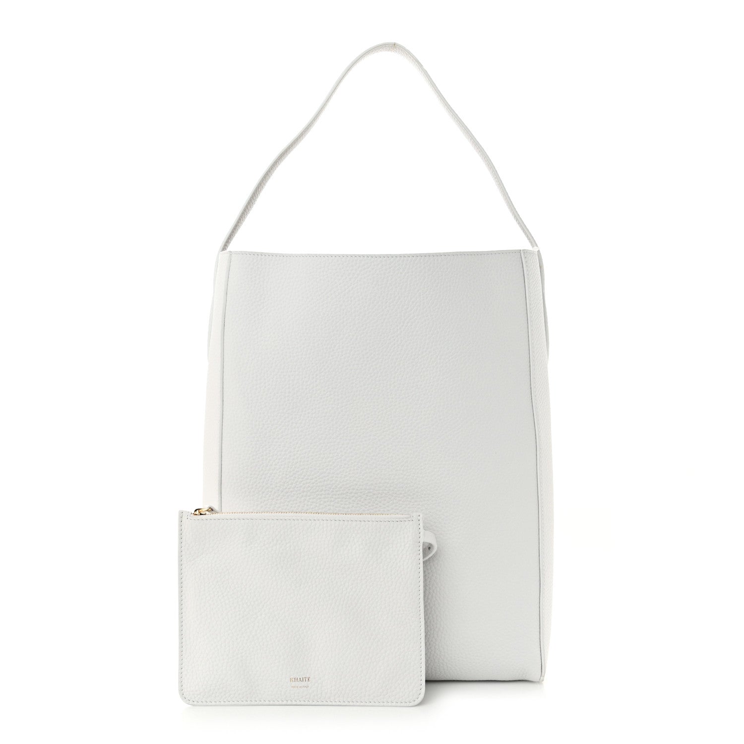 Khaite Calfskin Frida Tote Optic White 3 of 10