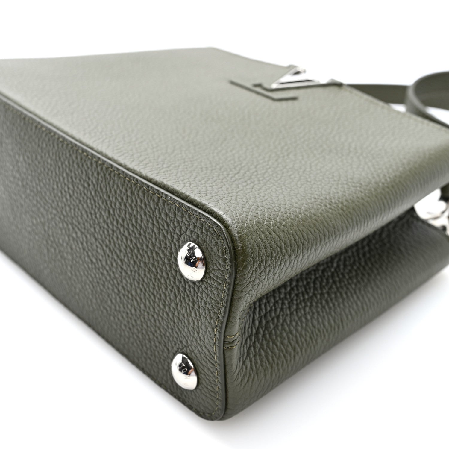 Louis Vuitton Taurillon Capucines BB Khaki 9 of 9
