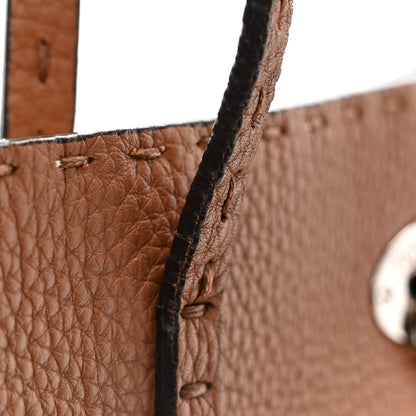 Fendi Cuoio Romano Selleria Bi-Color Large Carla Shopping Tote Mou Deserto 12 of 12