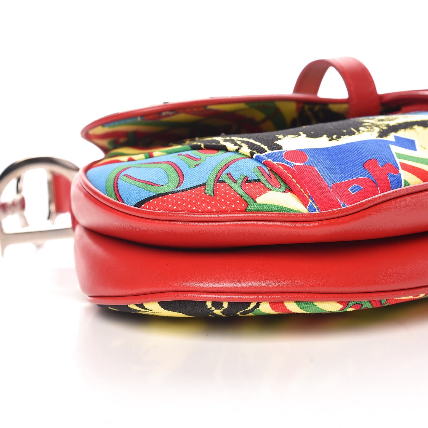 Canvas Bob Marley Saddle Bag Multicolor