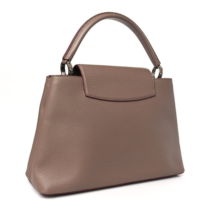 Louis Vuitton Taurillon Capucines MM Taupe 3 of 8