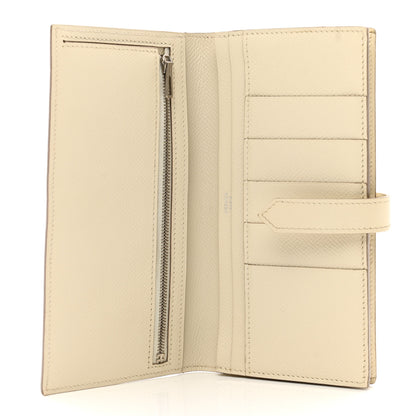 Hermes Epsom Bearn Gusset Wallet Craie 5 of 7