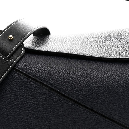 Loewe Calfskin Medium Puzzle Bag Midnight Blue Black 7 of 11