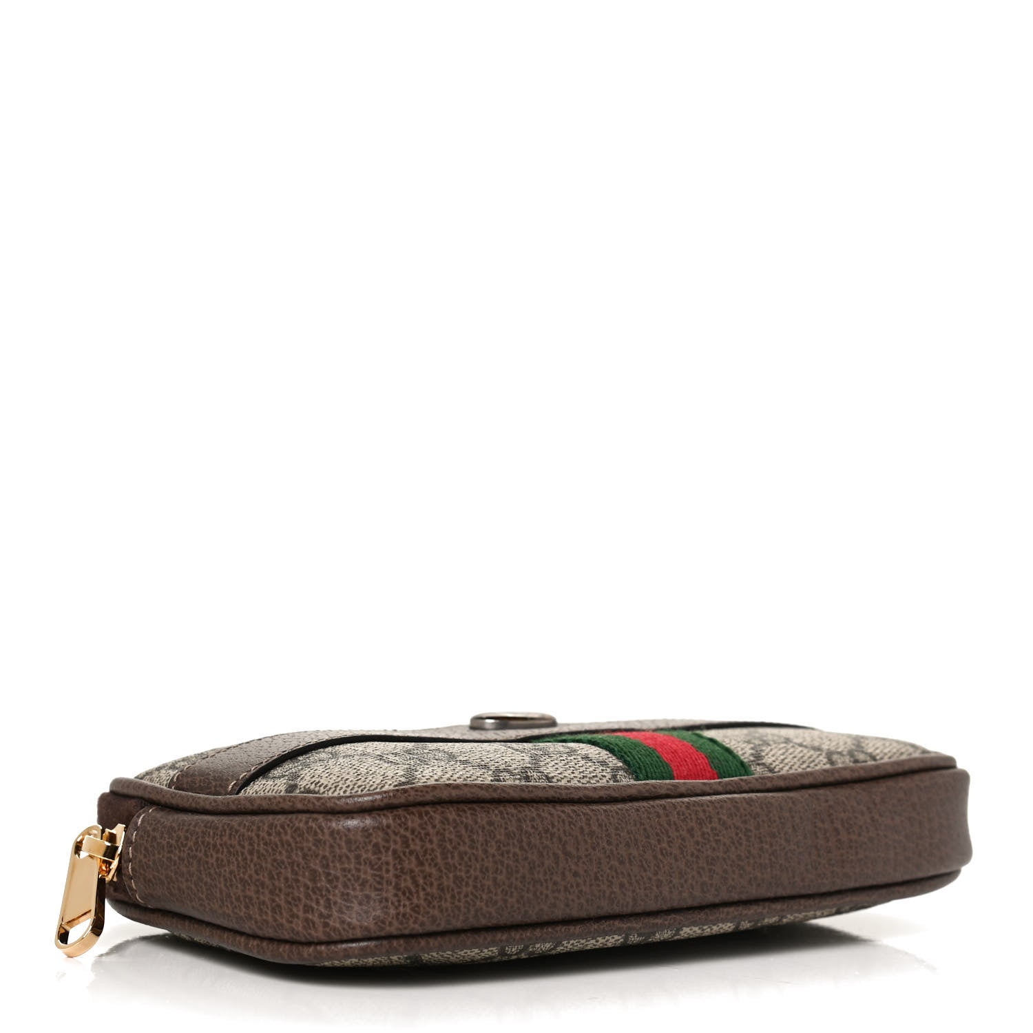 Gucci GG Supreme Monogram Ophidia Belted iPhone Case 95 38 Dark Brown 3 of 8