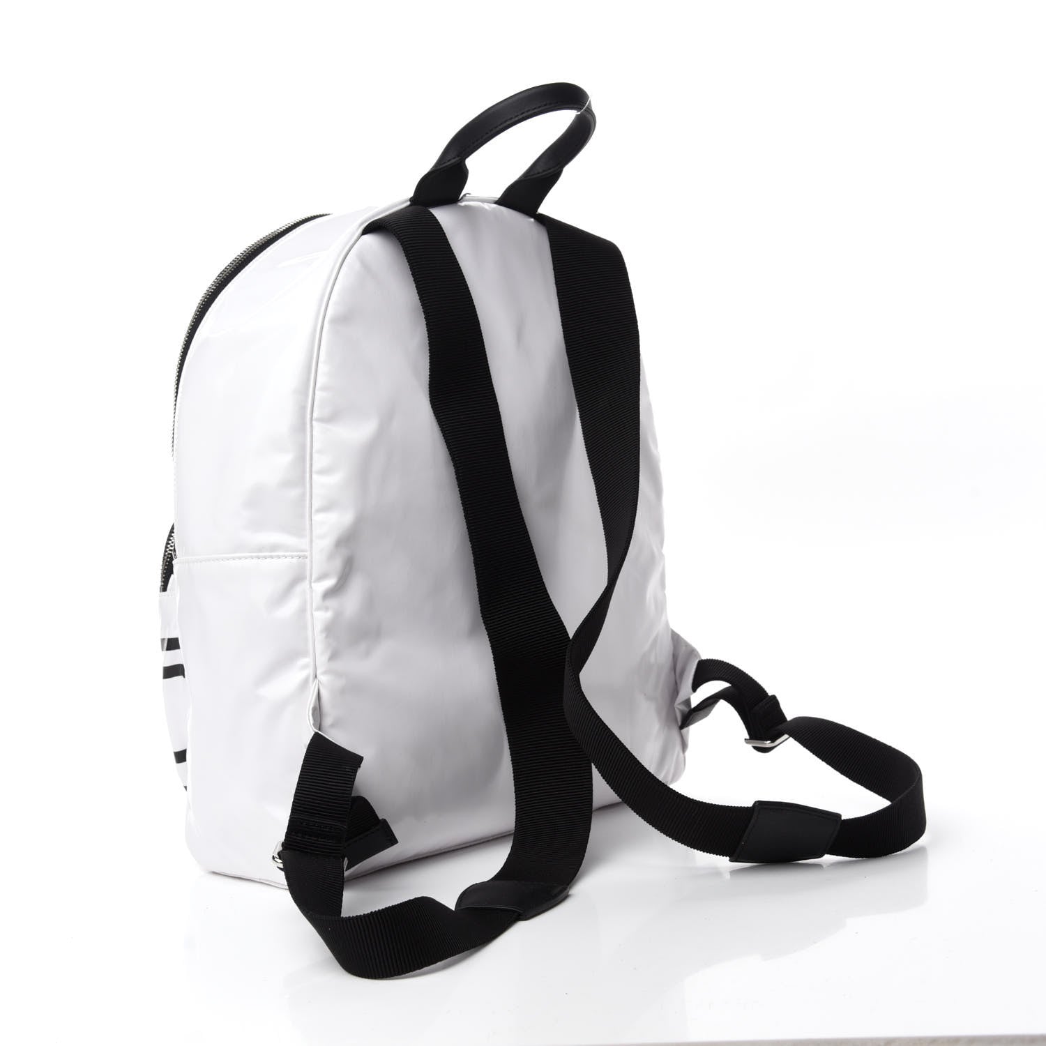 Chanel Vinyl La Pausa Bay Backpack White 3 of 9