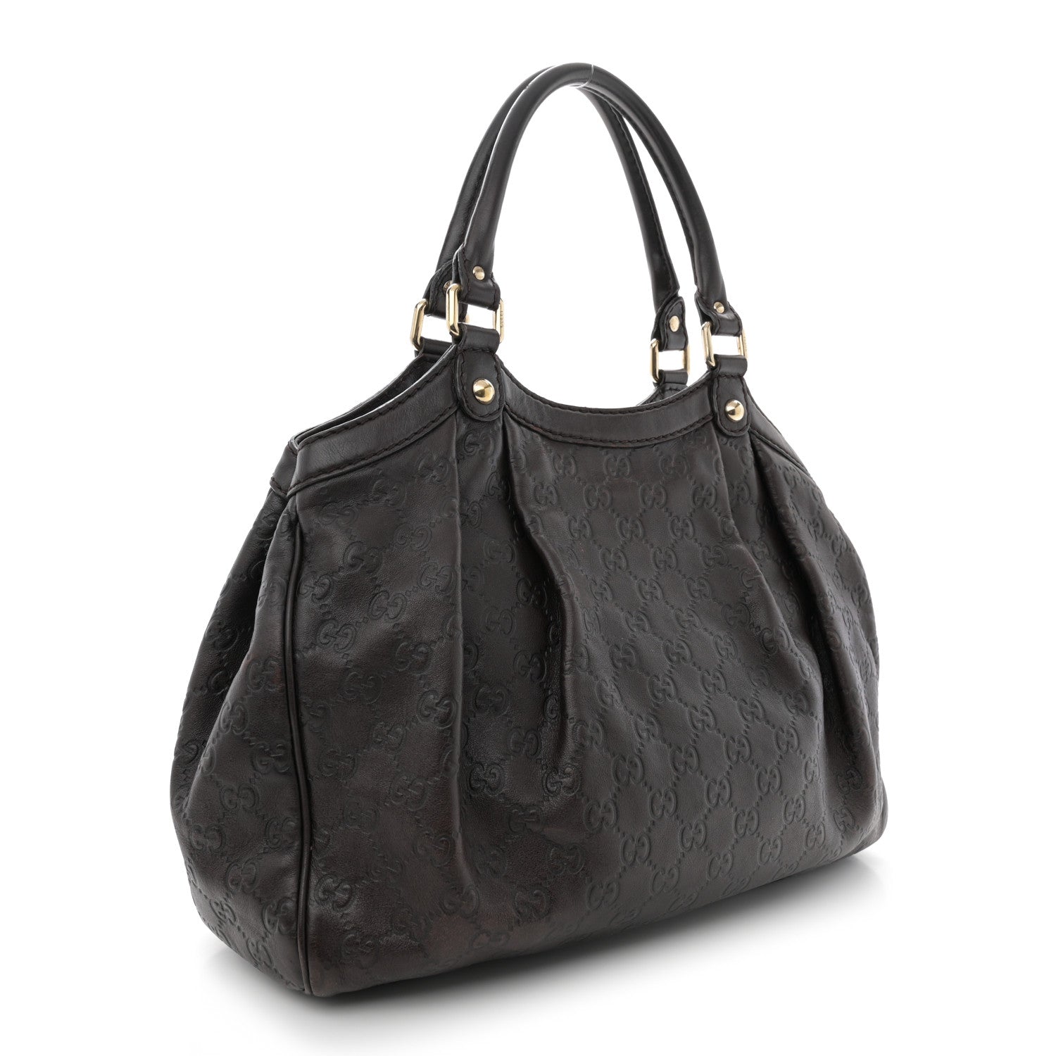 Gucci Guccissima Medium Sukey Tote Chocolate 3 of 20