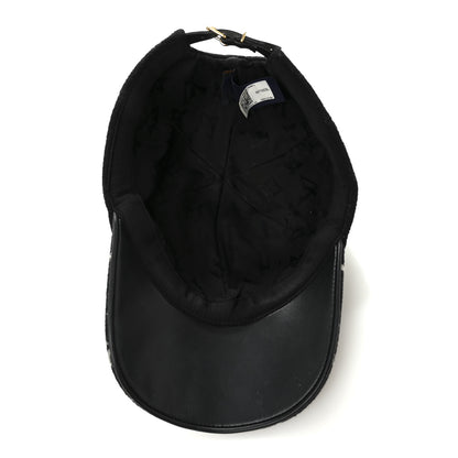 Louis Vuitton Wool Silk Monogram Endless Cap L Black 7 of 9