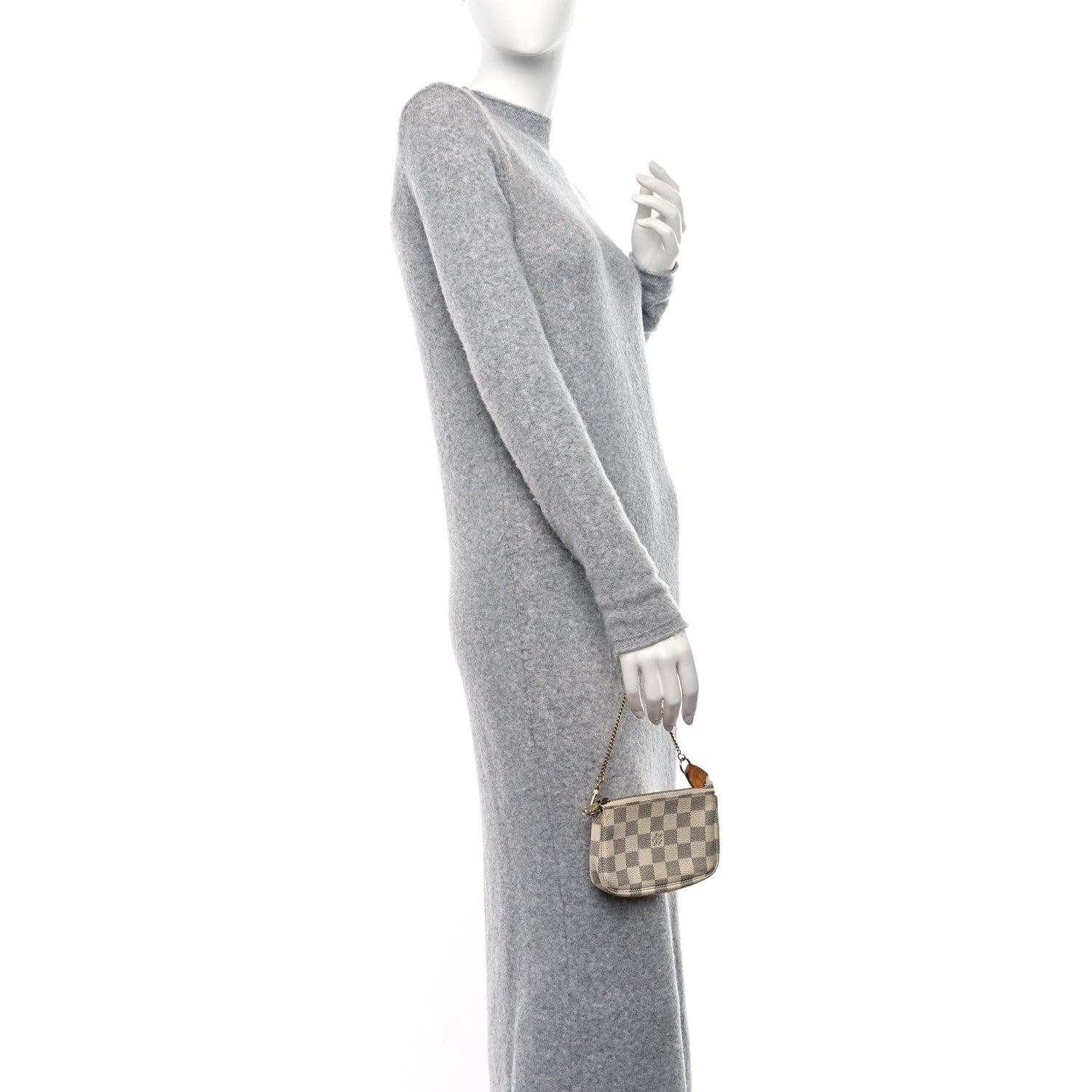 Louis Vuitton Damier Azur Mini Pochette Accessories 2 of 12