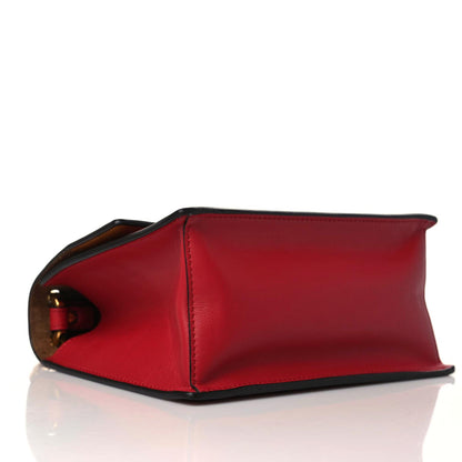 Fendi Vitello Grace Matte Small Kan U Shoulder Bag Fragola 4 of 8